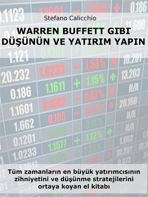 cover image of Warren Buffett gibi düşünün ve yatırım yapın
